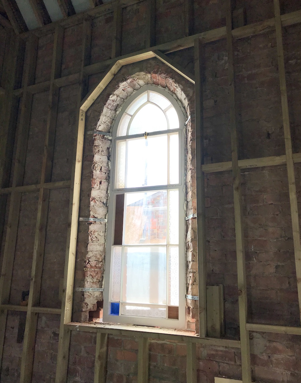 The Chapel windows come back