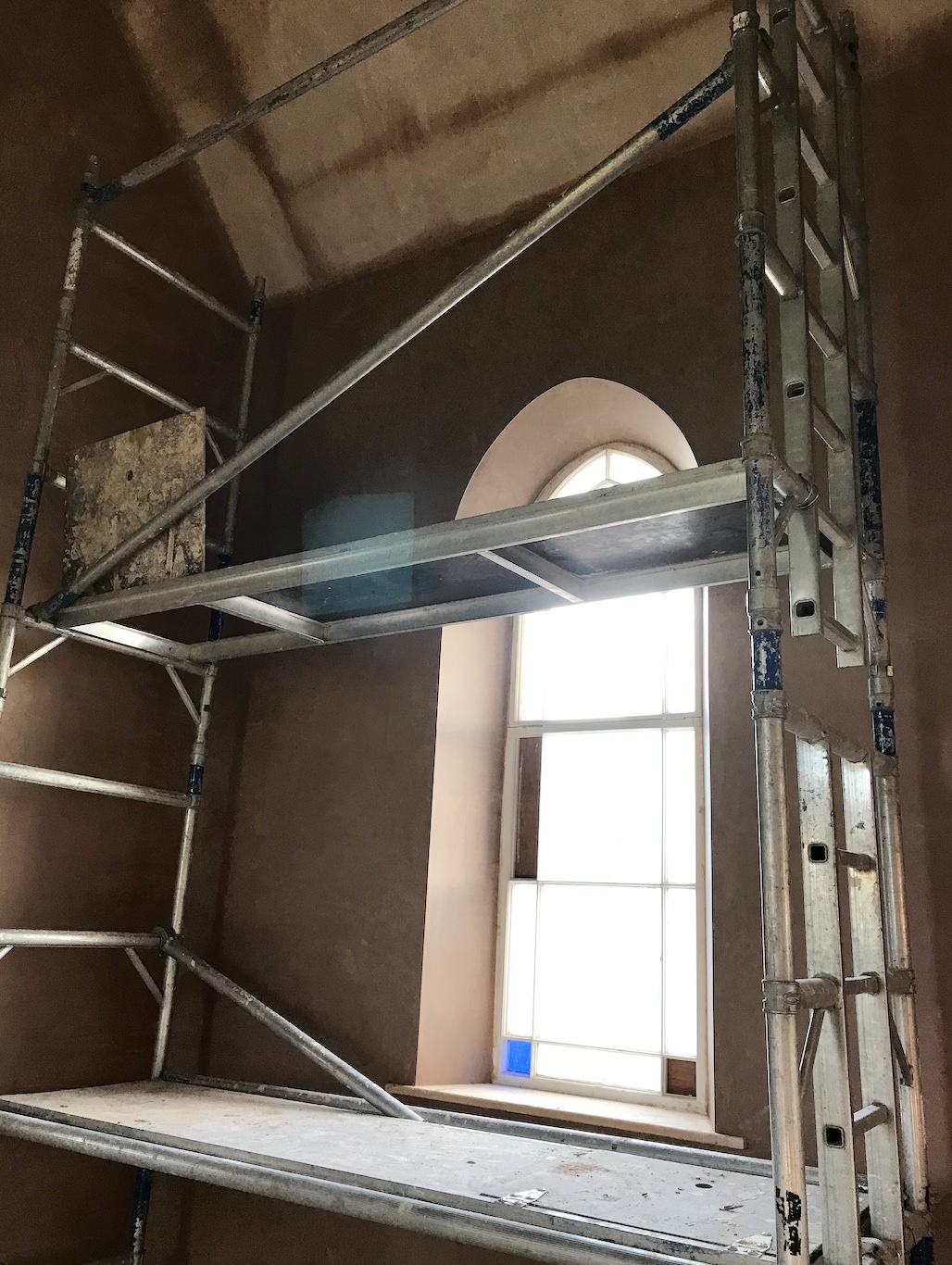 Plastering, lots of plastering...