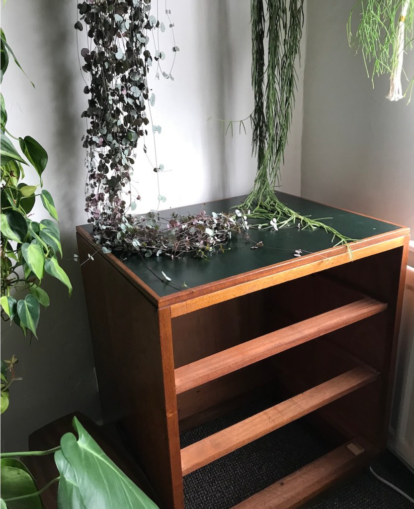 Vintage bathroom vanity in the making...