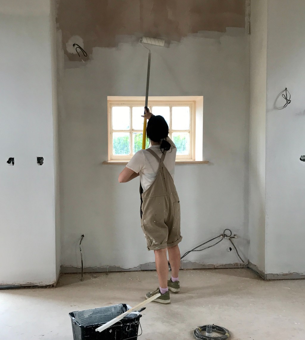 Renovation Diaries 10. Painting the entire Chapel, kitchen plans,  reclaimed flooring and&nbsp;more…
