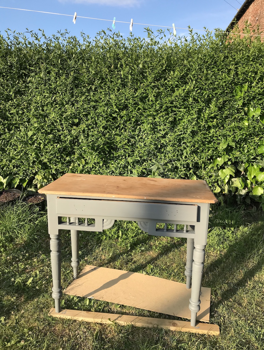 Salvaging and Restoring nan's table...