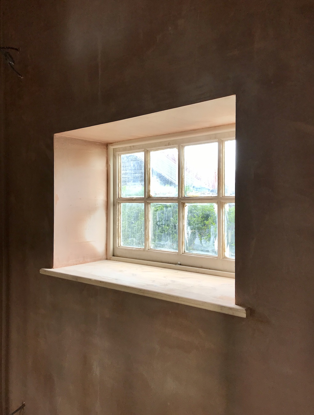 Plastering, lots of plastering...