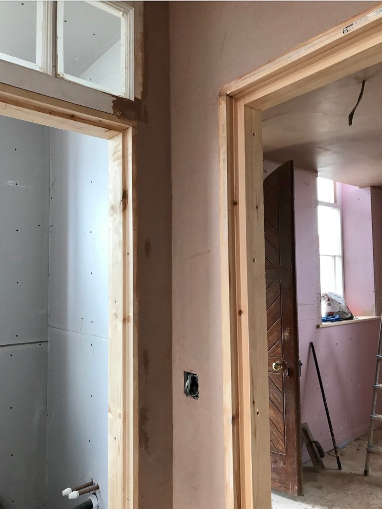 Plastering is drying out