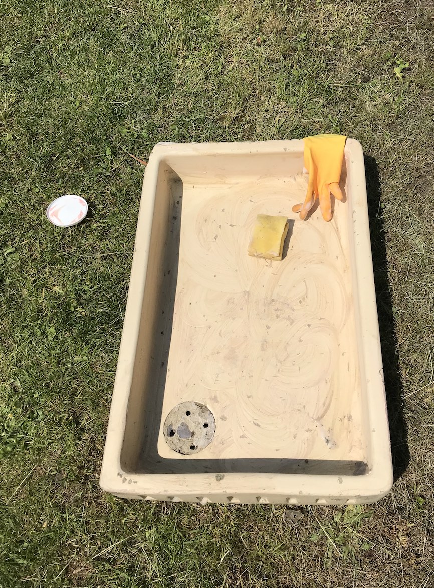 Salvaging an old sink
