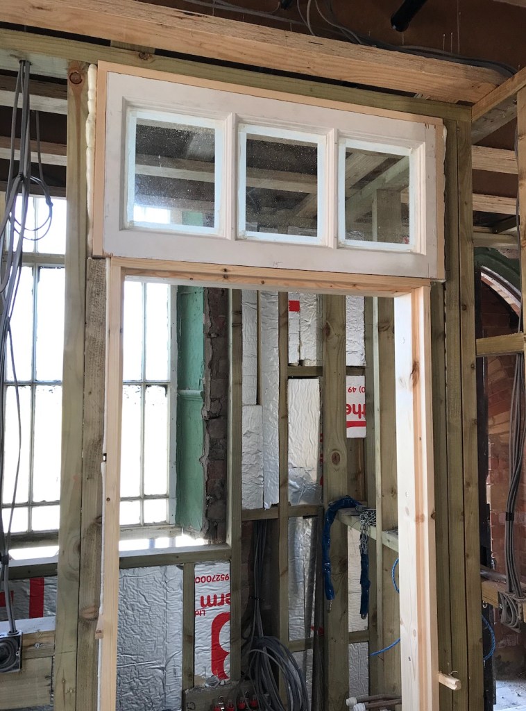 Salvaging, repurposing and restoring, plus plastering and painting progress!