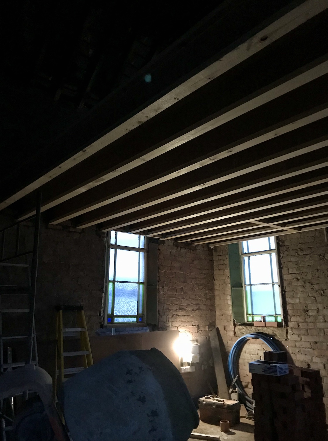 Chapel renovation progress...